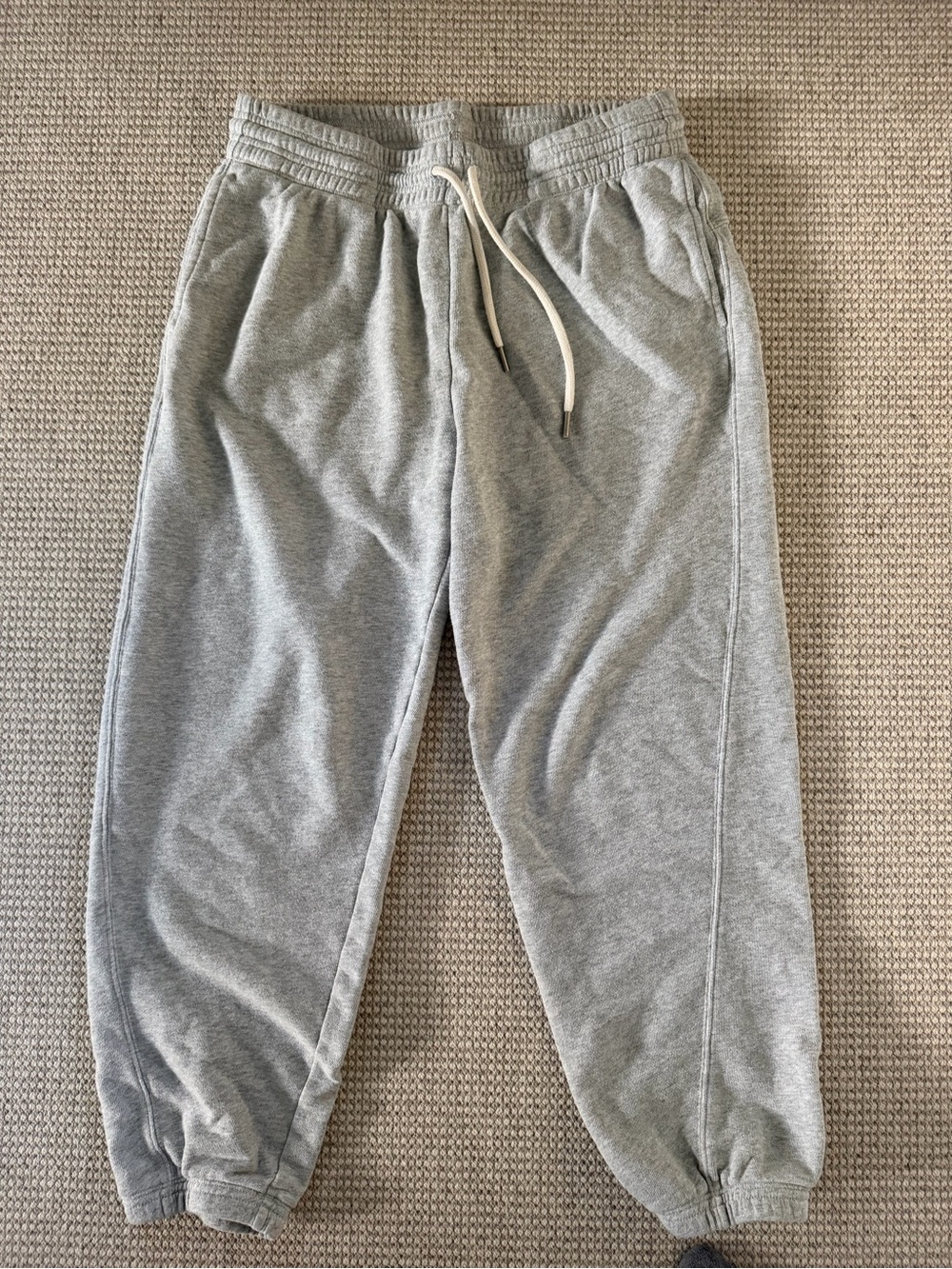 aerie Kids Light Gray Jogger Sweatpants with Drawstring